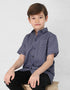 KIDS RADEN SHORT SLEEVE SHIRT (NAVY BLUE)